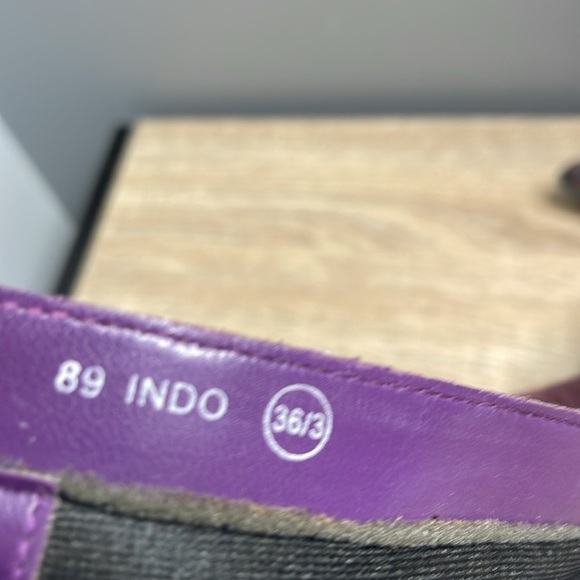 Romenni 80s Vibe Elegant Knee-High Kitten Heel Pointed Toe Boots Suede Snake 36 - Picture 10 of 15